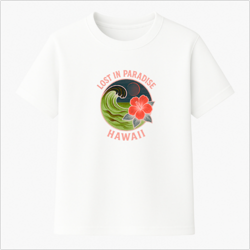 Camiseta Summer Vibes - LOST IN PARADISE PINK NEON