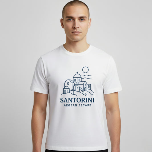 Camiseta Summer Vibes - SANTORINI WHITE
