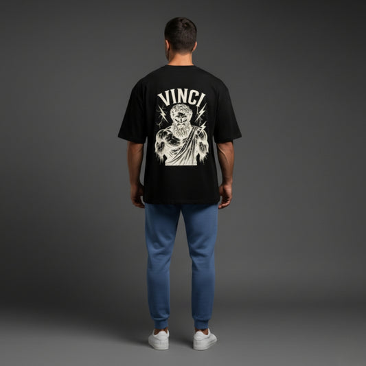 OVERSIZED - GREECE BLACK AND WHITE