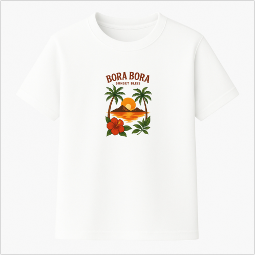Camiseta Summer Vibes - BORA BORA WHITE - VINCI