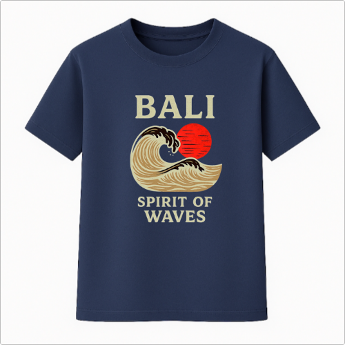 Camiseta Summer Vibes - BALI SPIRIT OF WAVES YELLOW