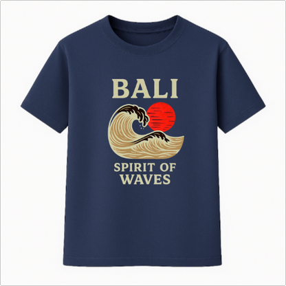 Camiseta Summer Vibes - BALI SPIRIT OF WAVES YELLOW