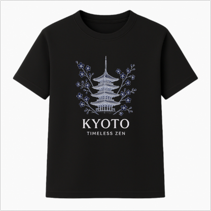 Camiseta Summer Vibes - KYOTO TIMELESS ZEN BLACK