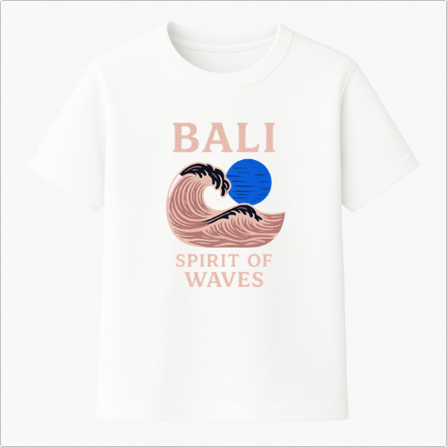 Camiseta Summer Vibes - BALI SPIRIT OF WAVES INVERSER