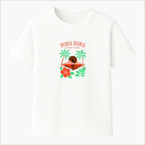 Camiseta Summer Vibes - BORA BORA NEON