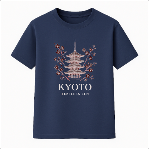 Camiseta Summer Vibes - KYOTO TIMELESS ZEN RED