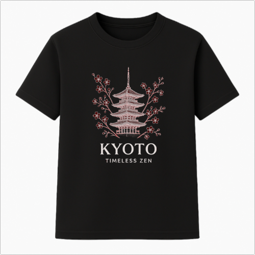 Camiseta Summer Vibes - KYOTO TIMELESS ZEN RED