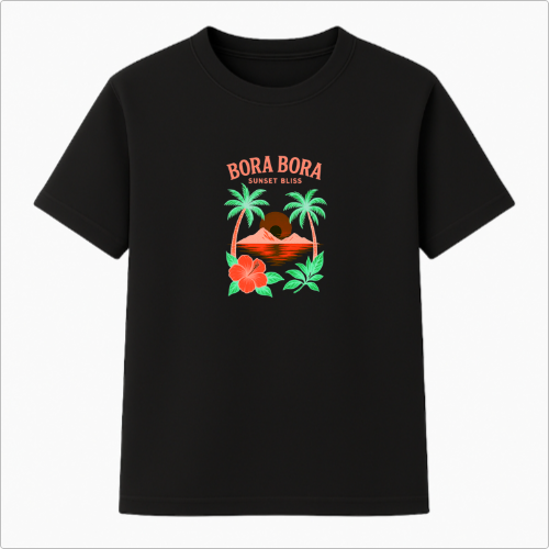 Camiseta Summer Vibes - BORA BORA NEON
