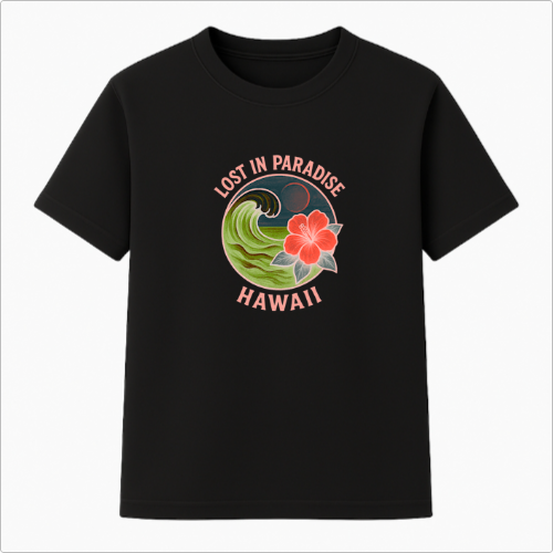 Camiseta Summer Vibes - LOST IN PARADISE PINK NEON