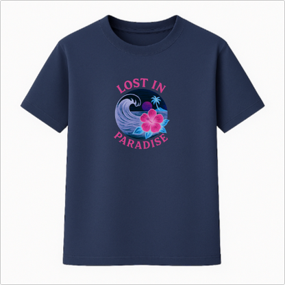 Camiseta Summer Vibes - LOST IN PARADISE NEON PINK
