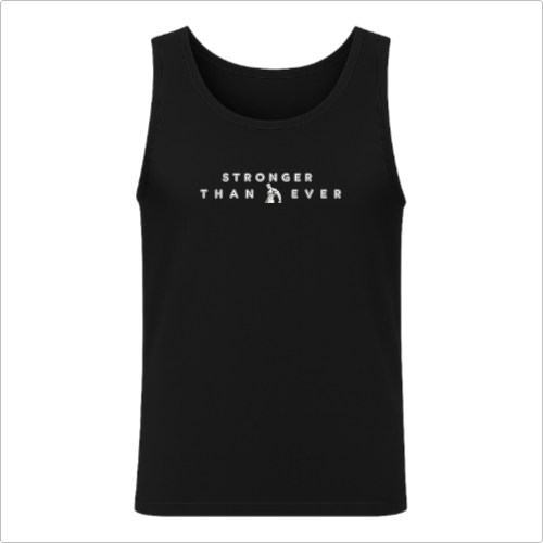 REGATA 100% ALGODÃO - STRONGER THEN EVER BLACK