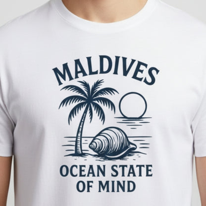 Camiseta Summer Vibes - MALDIVES WHITE