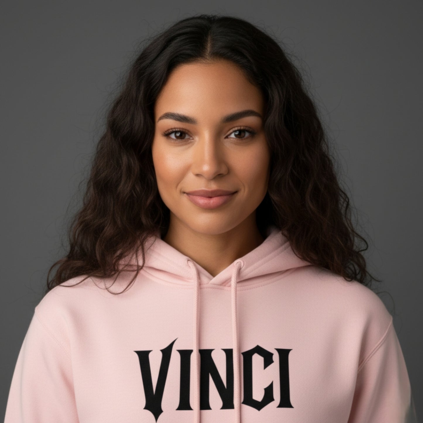 MOLETOM CANGURU CAPUZ - BIG PINK VINCI