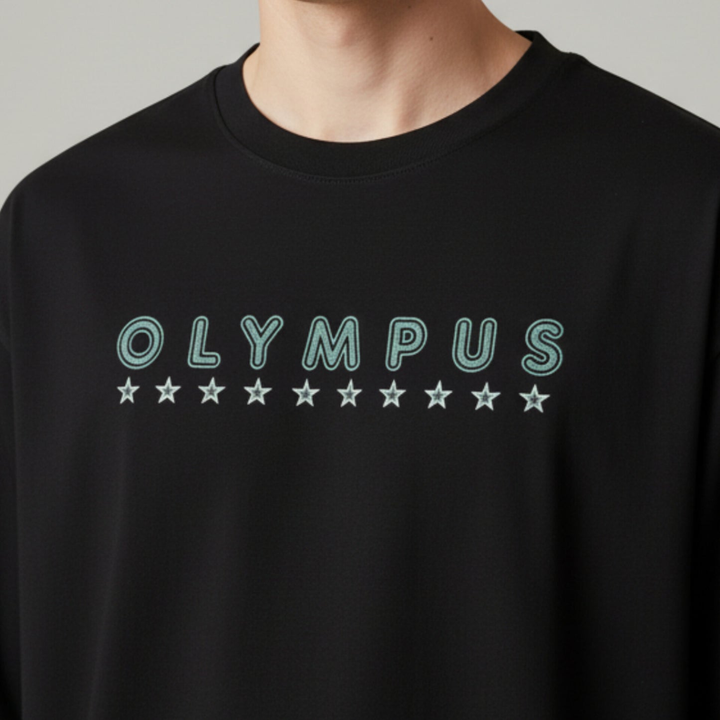 OVERSIZED - OLYMPUS STARS GREEN MASTER OF SEA