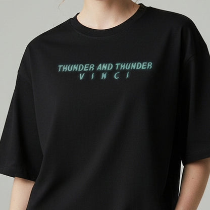 OVERSIZED - MASTER OF THUNDER BLACK