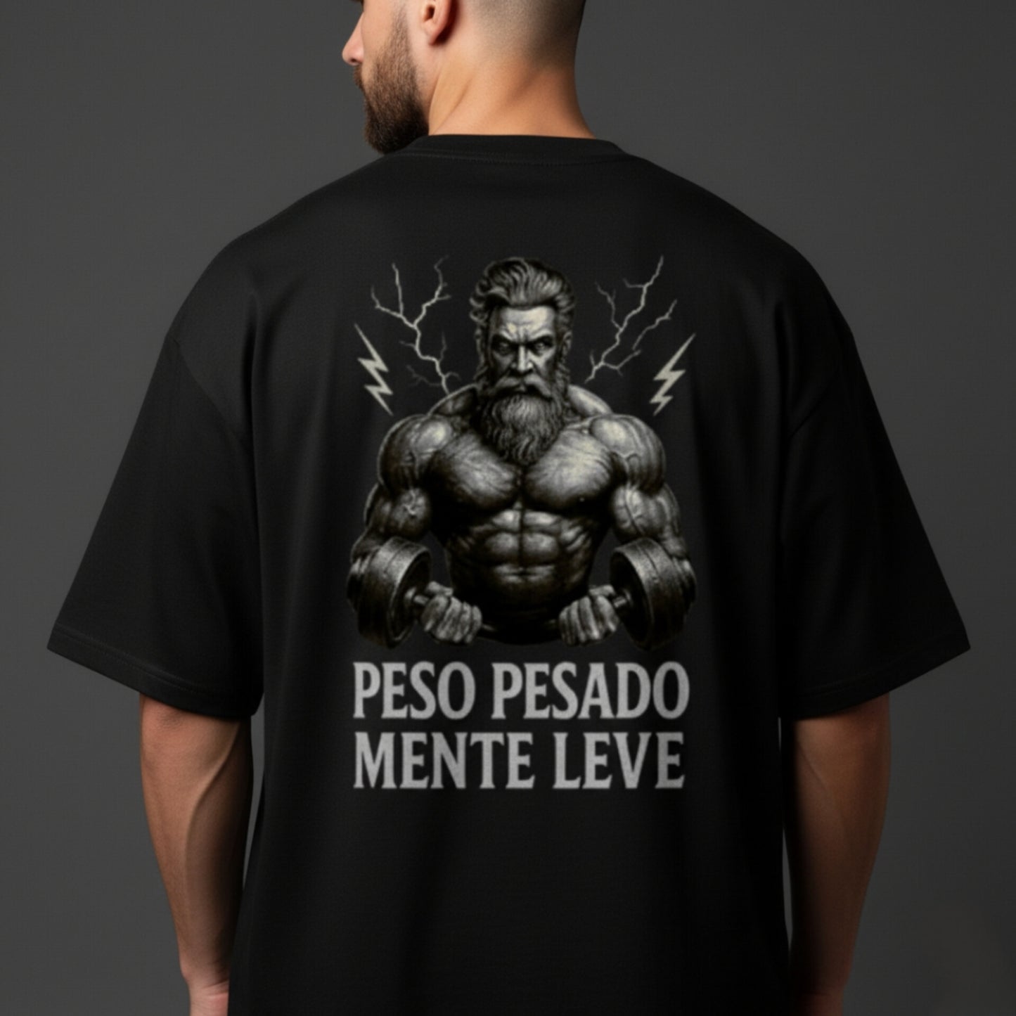 OVERSIZED - PESO PESADO MENTE LEVE SILVER