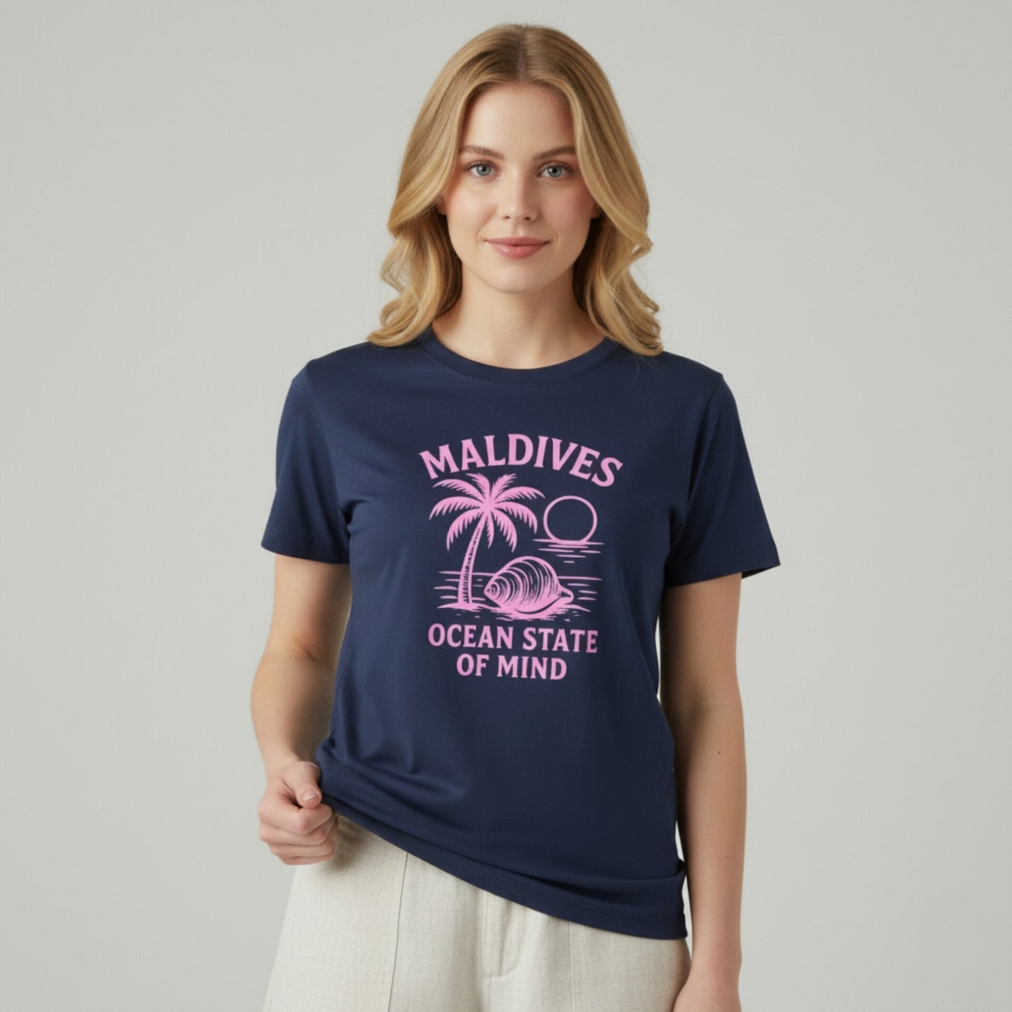 Camiseta Summer Vibes - MALDIVES PINK