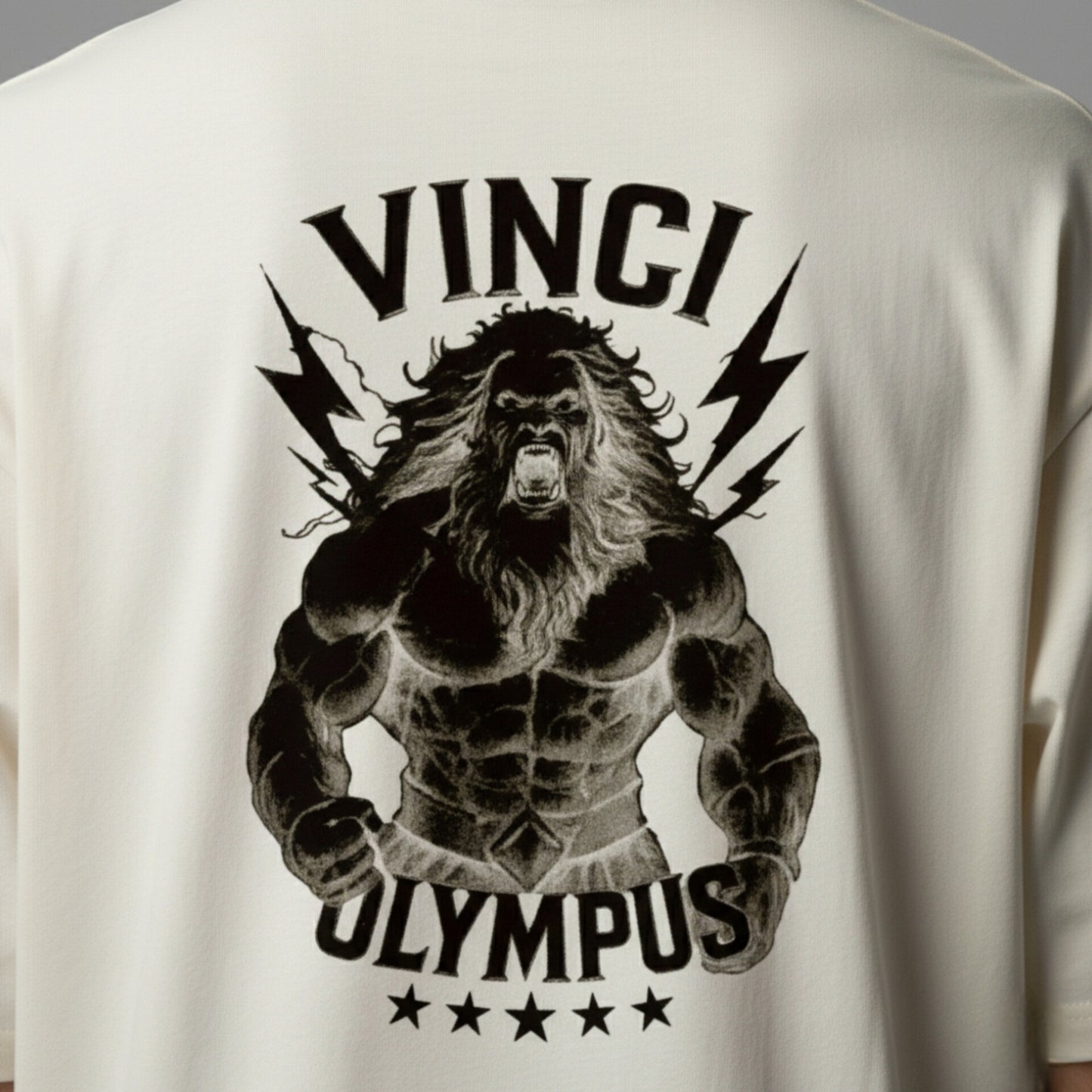 OVERSIZED - STRONGER THEN EVER OLYMPUS BLACK