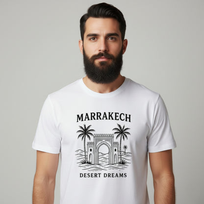 Camiseta Summer Vibes - MARRAKECH DESERT DREAMS WHITE