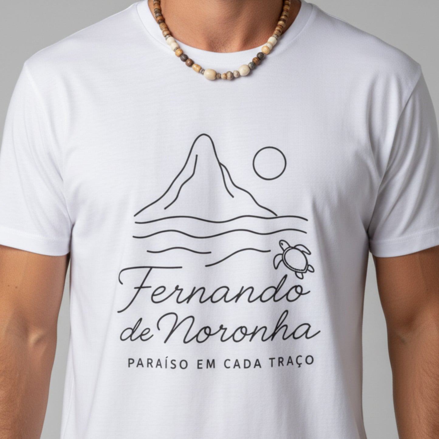 Camiseta Summer Vibes - NORONHA WHITE
