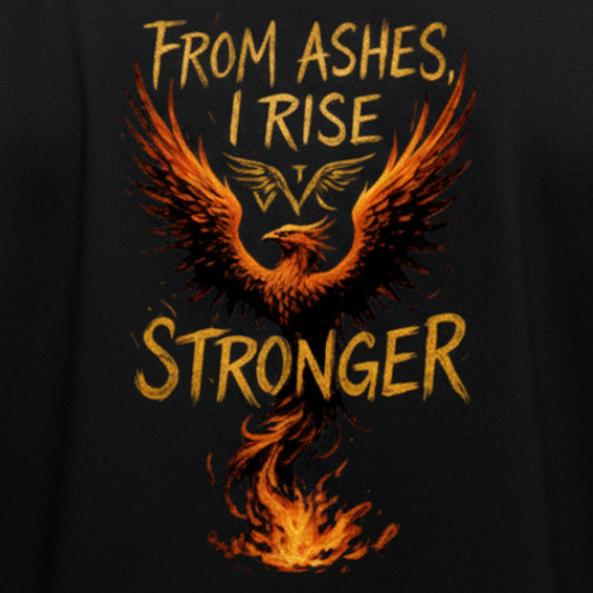 OVERSIZED - FROM ASHES I RISE BLACK