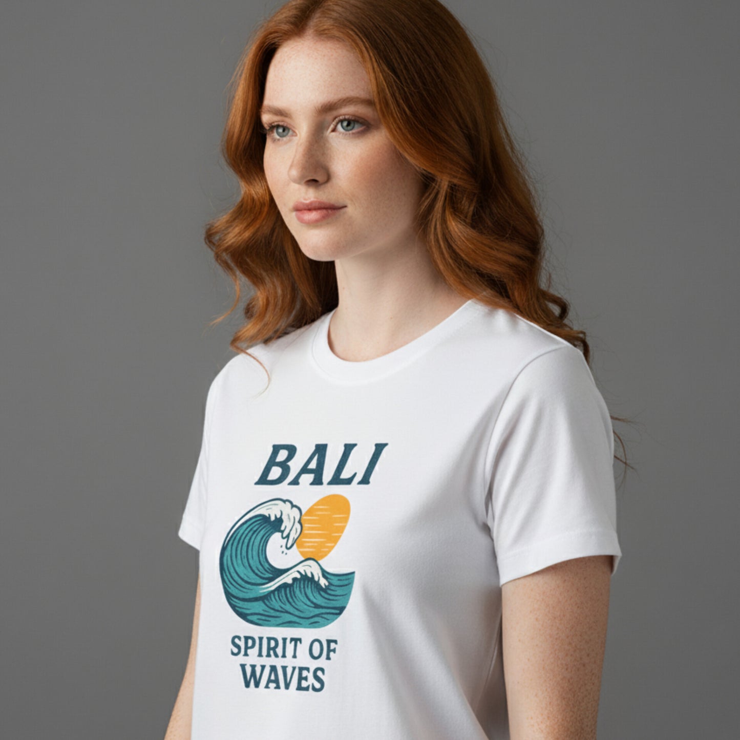 Camiseta Summer Vibes - BALI SPIRIT OF WAVES WHITE