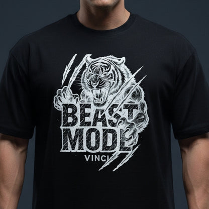 OVERSIZED - BEAST MODE FRONT BLACK