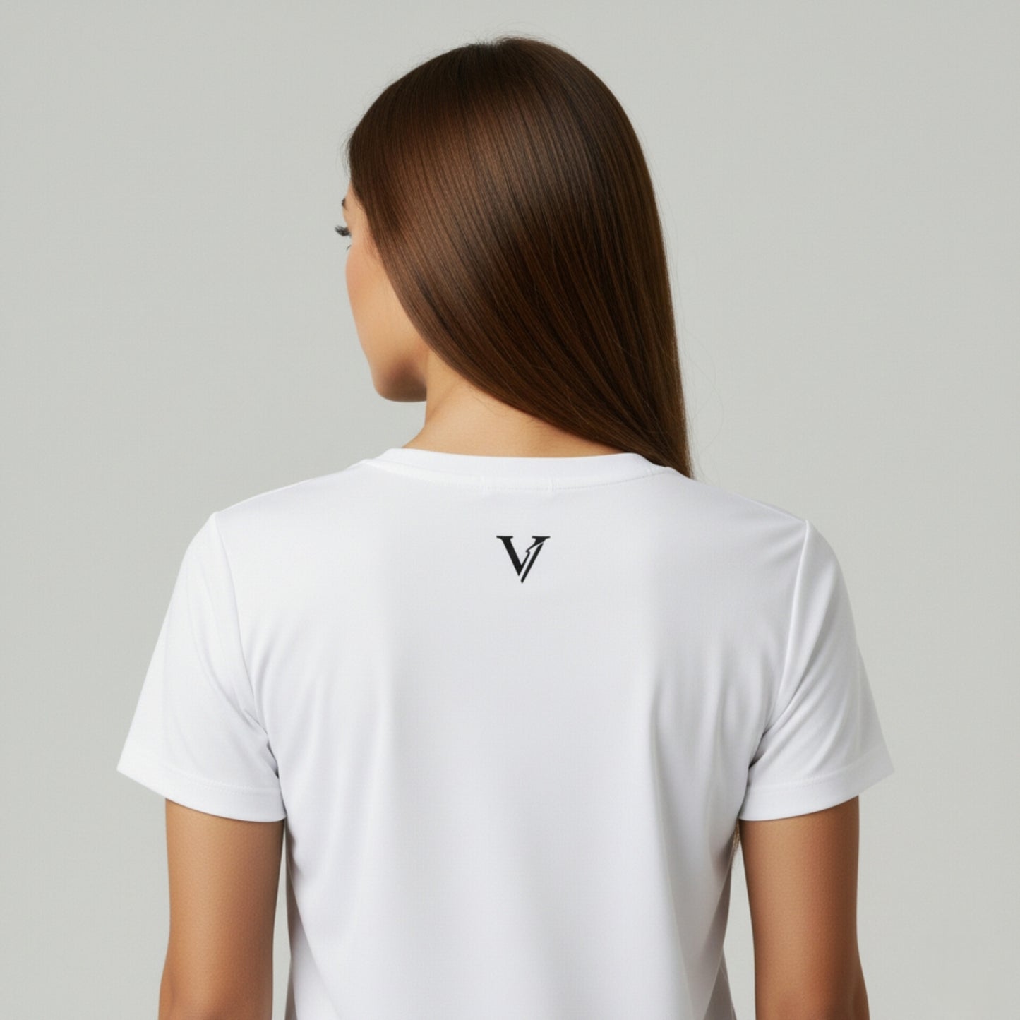 DRY FIT TECH - BASIC V WHITE