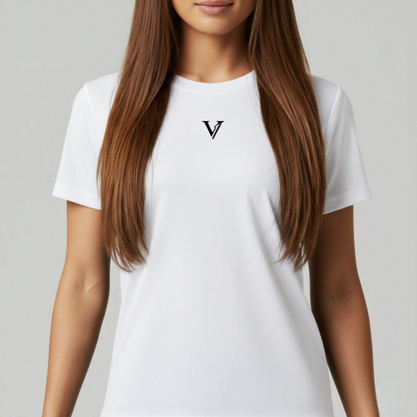 DRY FIT TECH - BASIC V WHITE