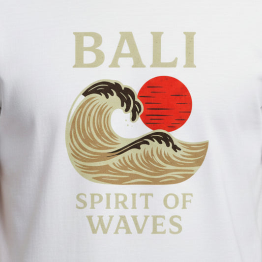 Camiseta Summer Vibes - BALI SPIRIT OF WAVES YELLOW