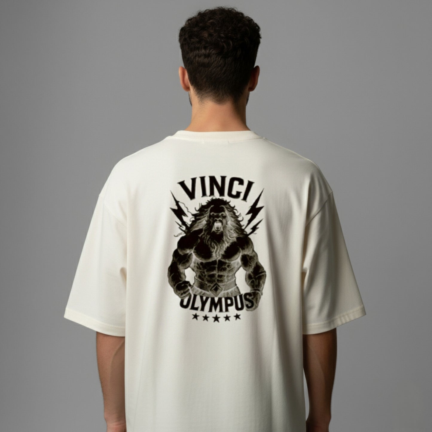 OVERSIZED - STRONGER THEN EVER OLYMPUS BLACK