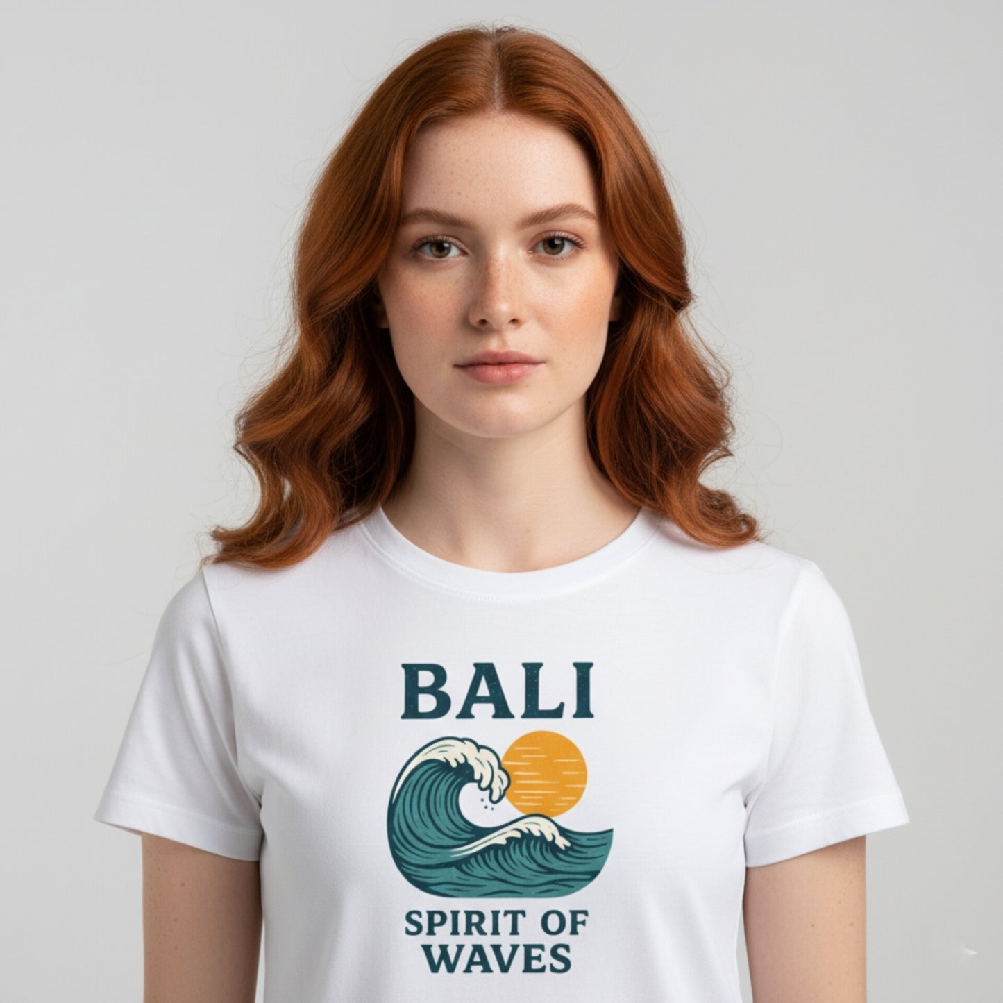 Camiseta Summer Vibes - BALI SPIRIT OF WAVES WHITE