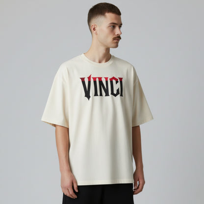 OVERSIZED - JOIN - BLACK AND RED - OFF WHITE