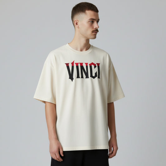 OVERSIZED - JOIN - BLACK AND RED - OFF WHITE