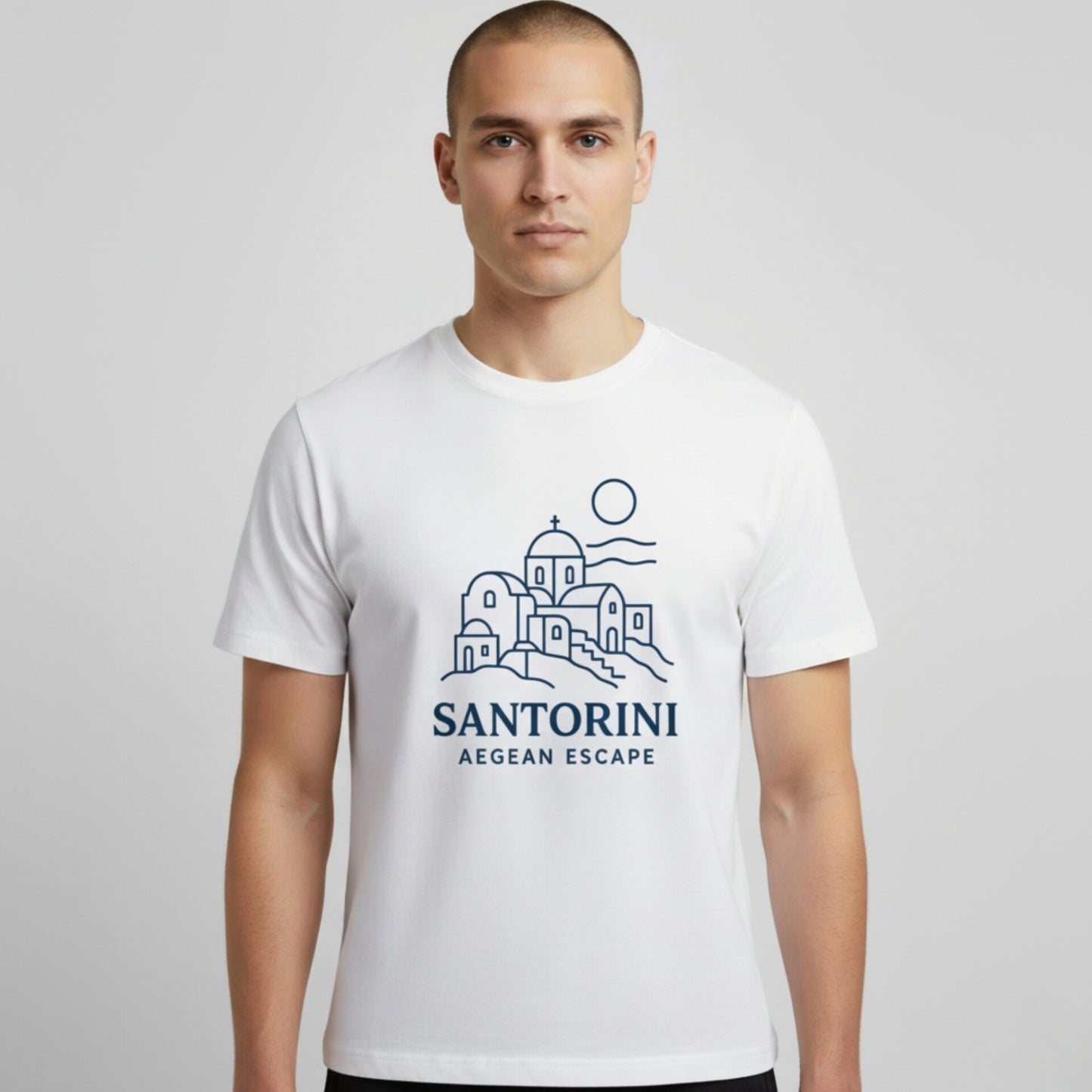 Camiseta Summer Vibes - SANTORINI WHITE
