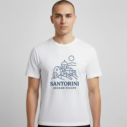 Camiseta Summer Vibes - SANTORINI WHITE