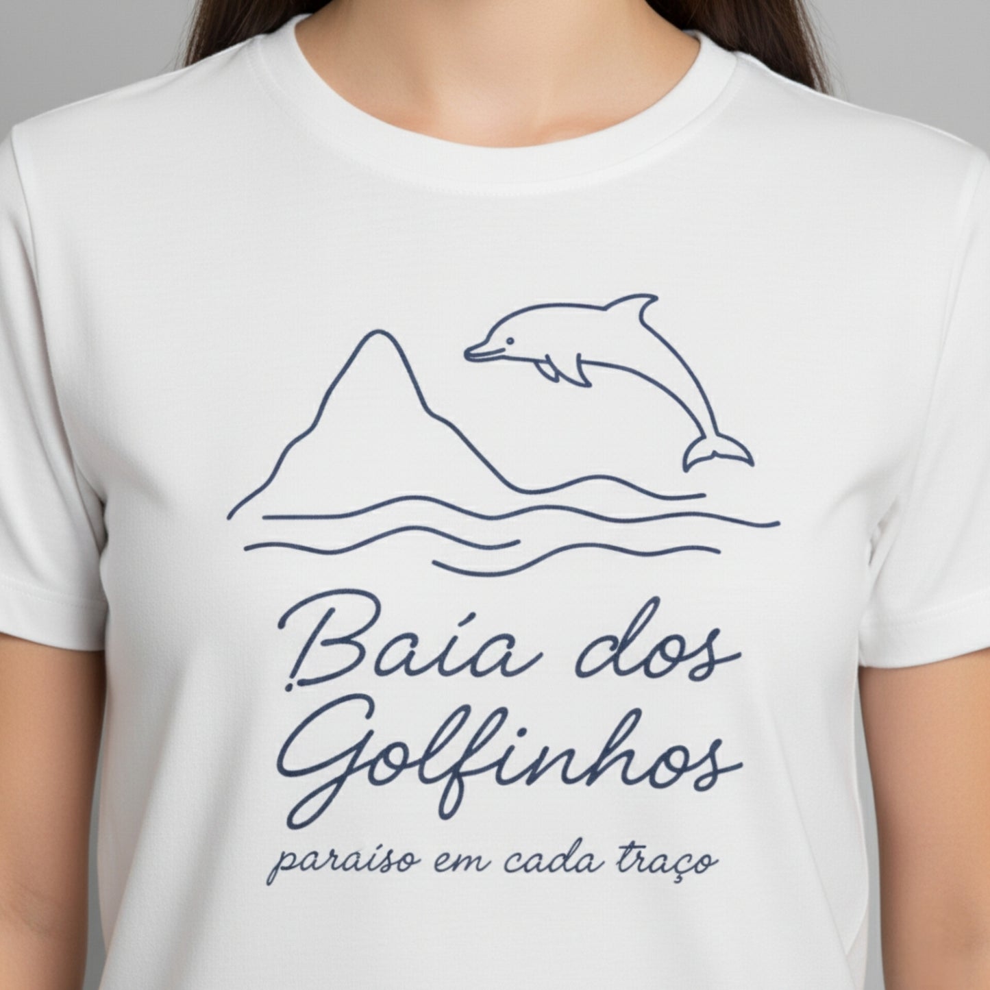 Camiseta Summer Vibes - BAÍA DOS GOLFINHOS WHITE