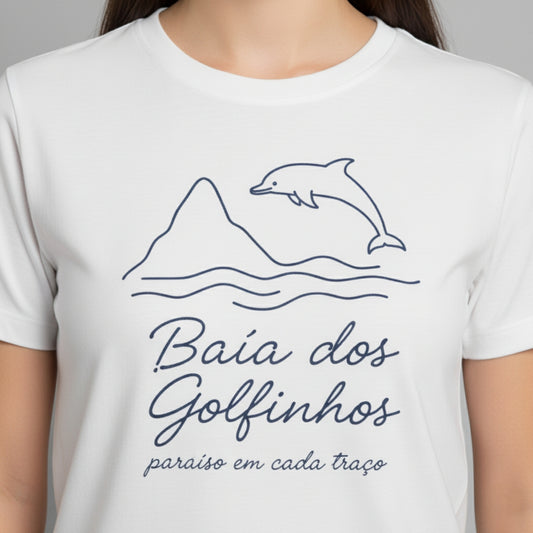 Camiseta Summer Vibes - BAÍA DOS GOLFINHOS WHITE