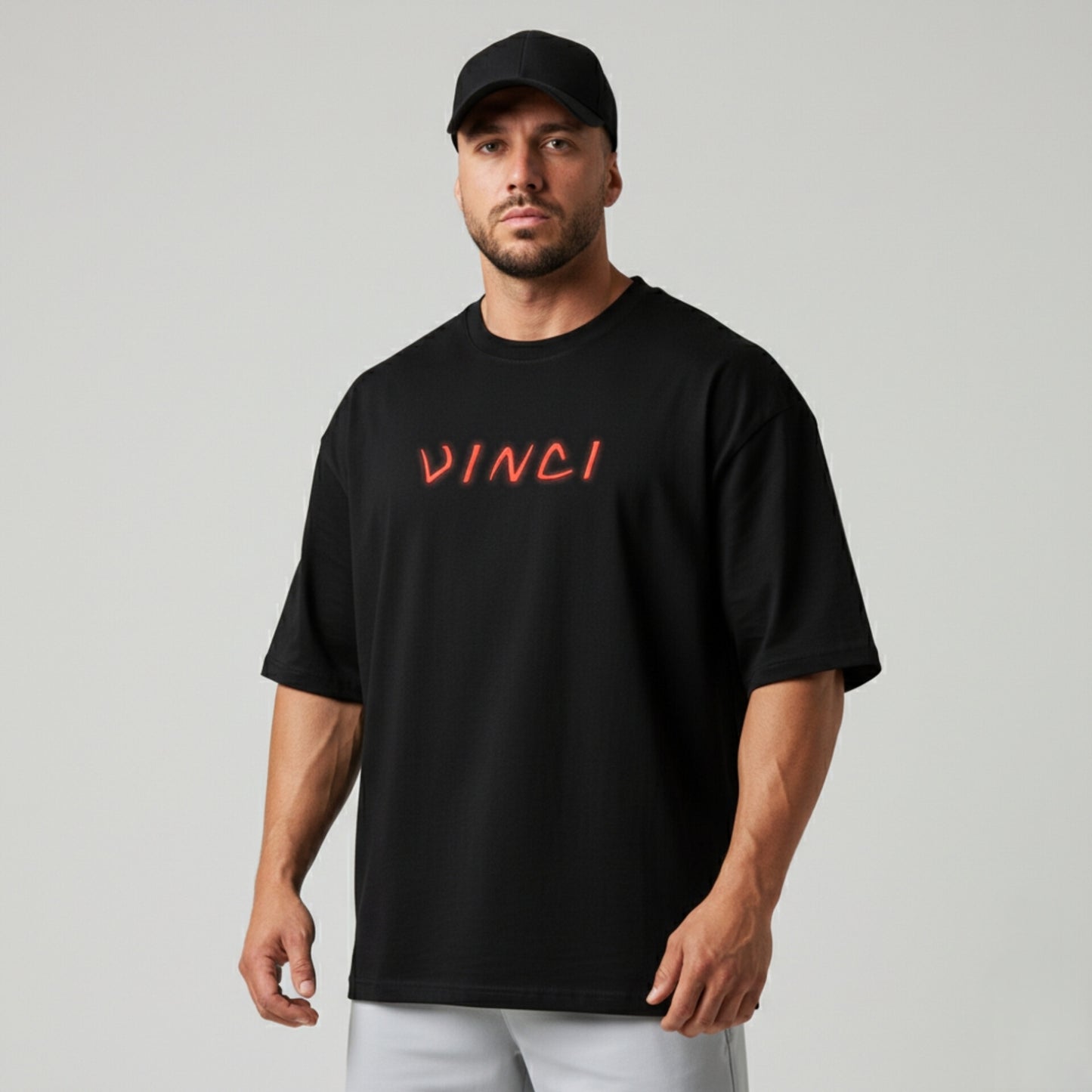 OVERSIZED - KRAKEN SILVER RED