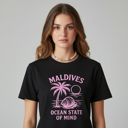 Camiseta Summer Vibes - MALDIVES PINK