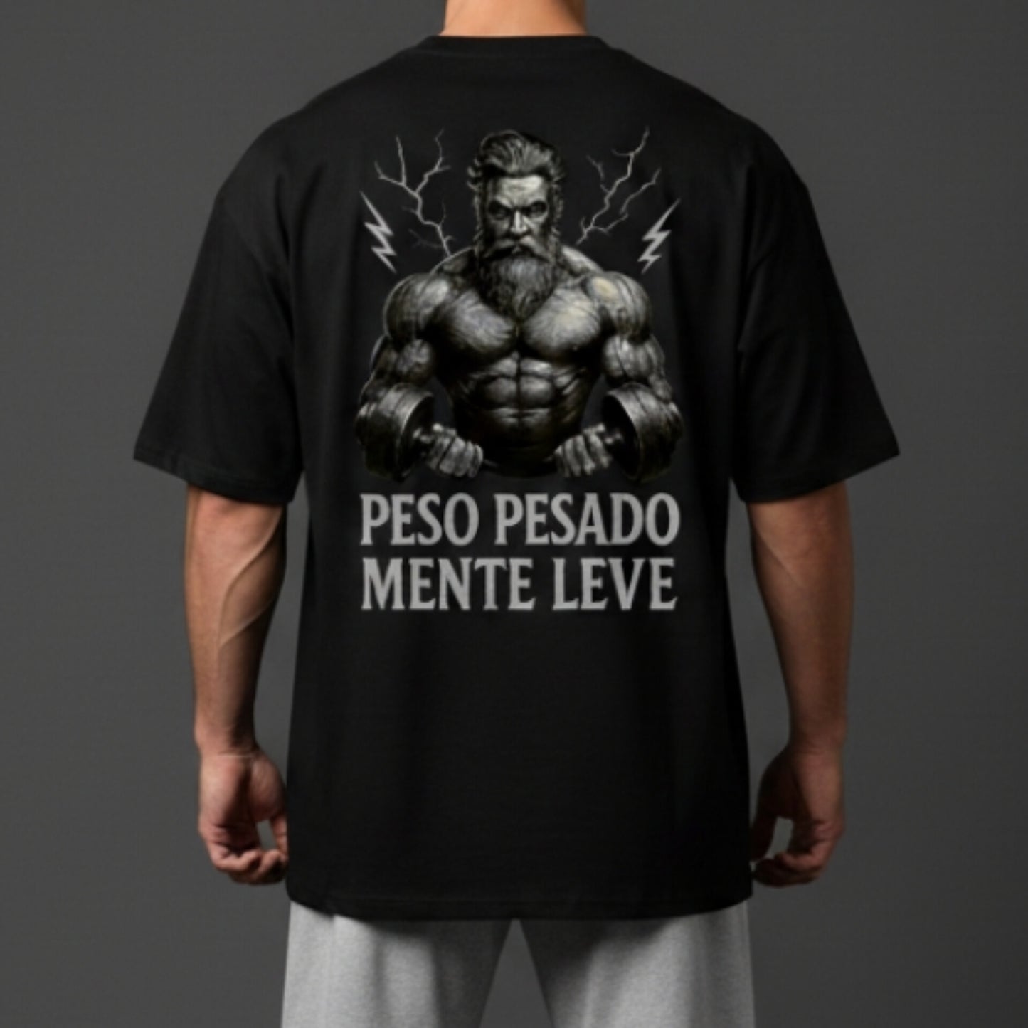 OVERSIZED - PESO PESADO MENTE LEVE SILVER