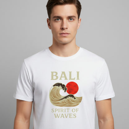 Camiseta Summer Vibes - BALI SPIRIT OF WAVES YELLOW