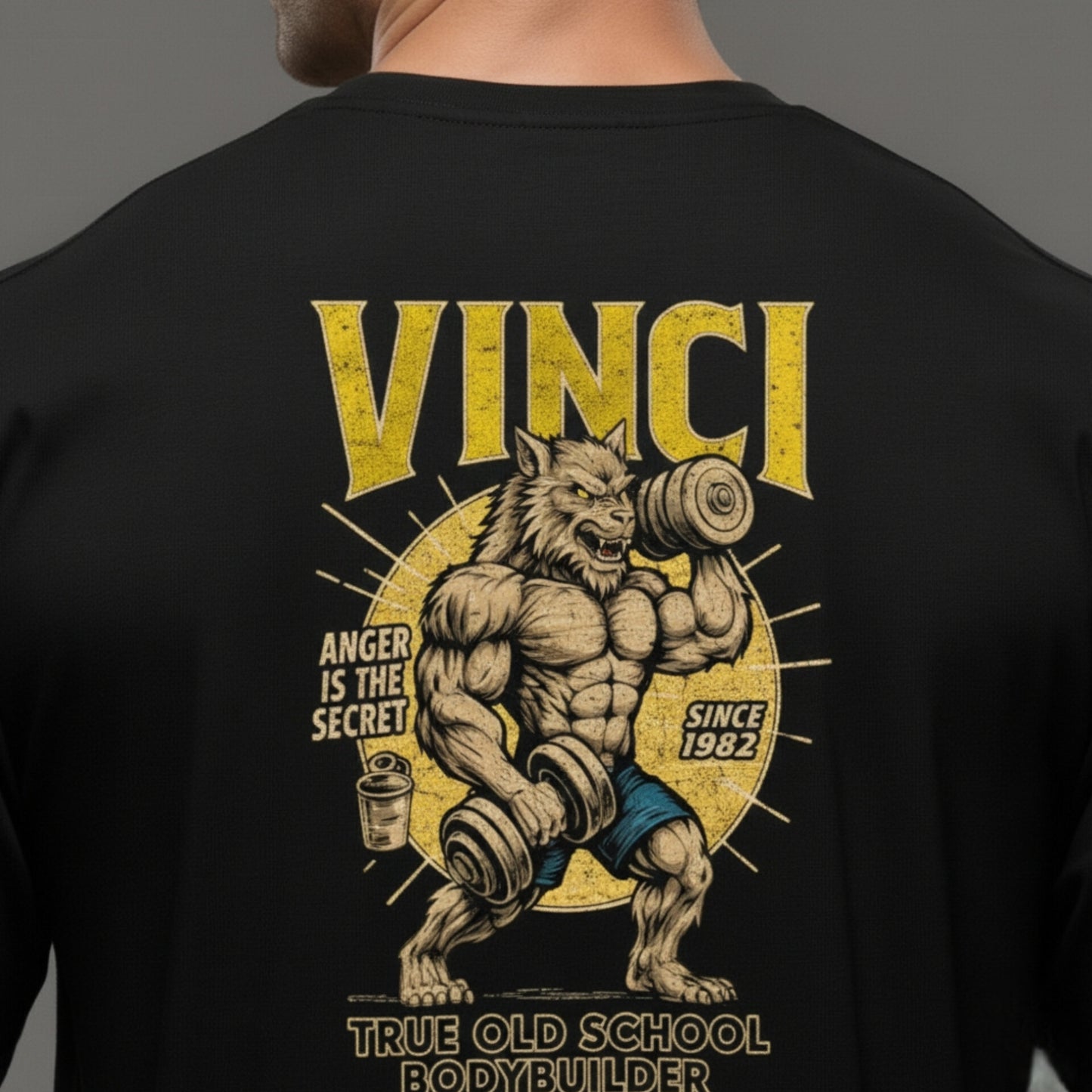 Oversized - THE OLD SCHOOL ANGRY YELLOW