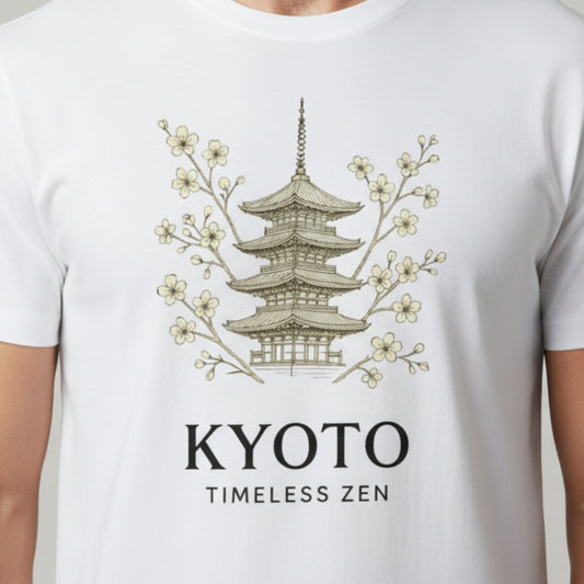Camiseta Summer Vibes - KYOTO TIMELESS ZEN WHITE