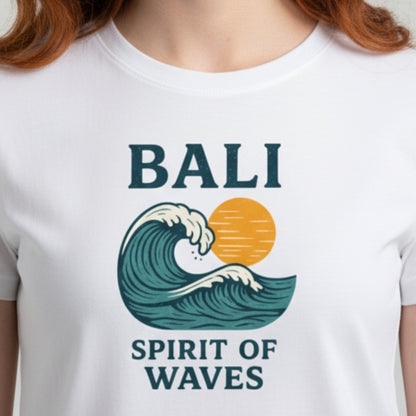 Camiseta Summer Vibes - BALI SPIRIT OF WAVES WHITE