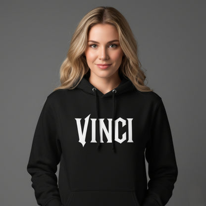 MOLETOM CANGURU CAPUZ - BIG BLACK VINCI