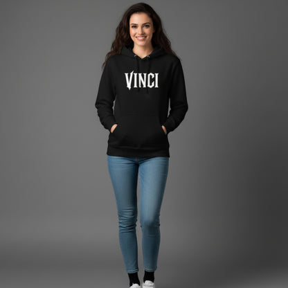 MOLETOM CANGURU CAPUZ - BIG BLACK VINCI