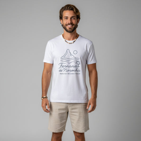 Camiseta Summer Vibes - NORONHA WHITE