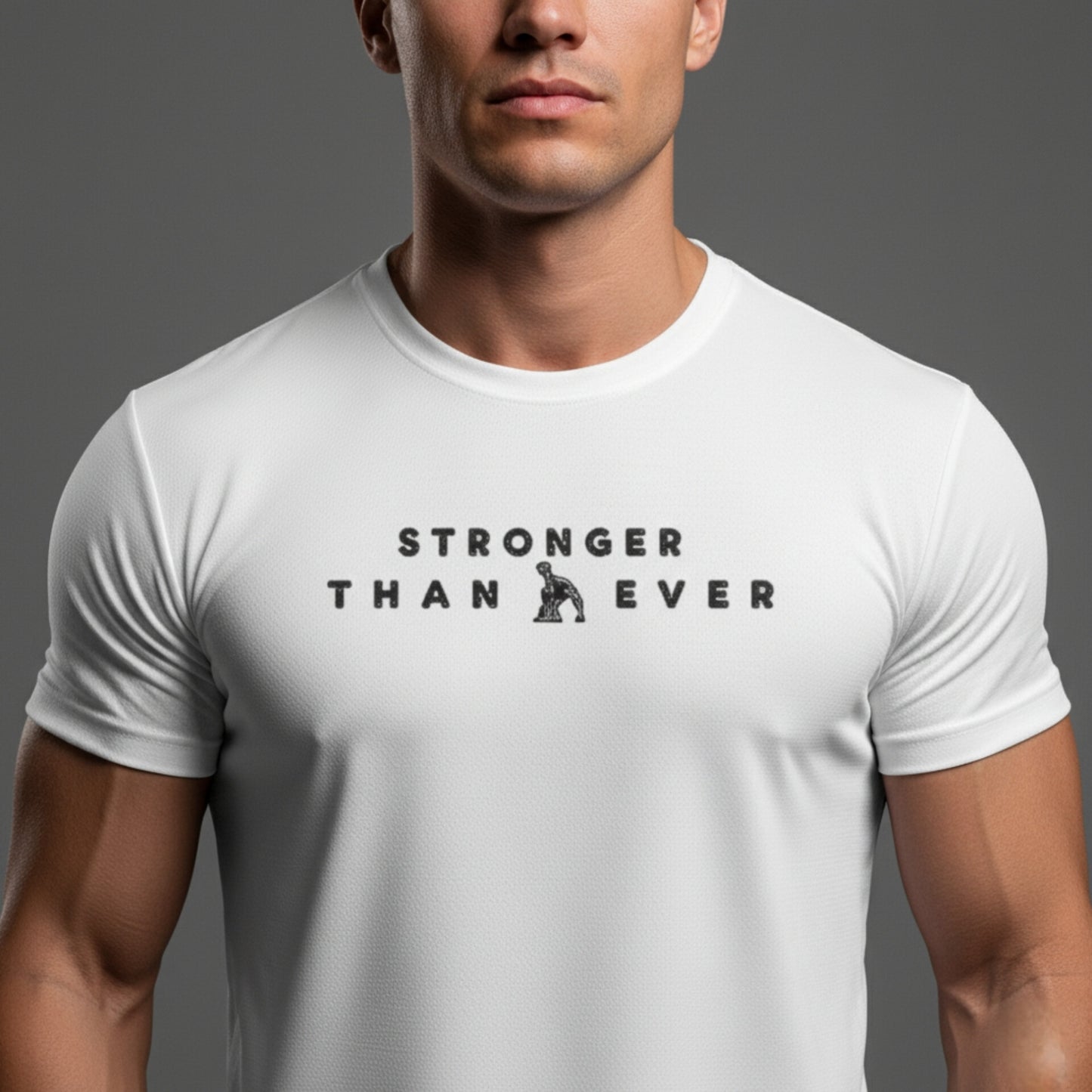 DRY FIT TECH - STRONGER THEN EVER WHITE