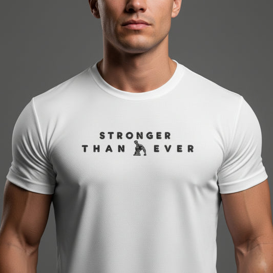 DRY FIT TECH - STRONGER THEN EVER WHITE